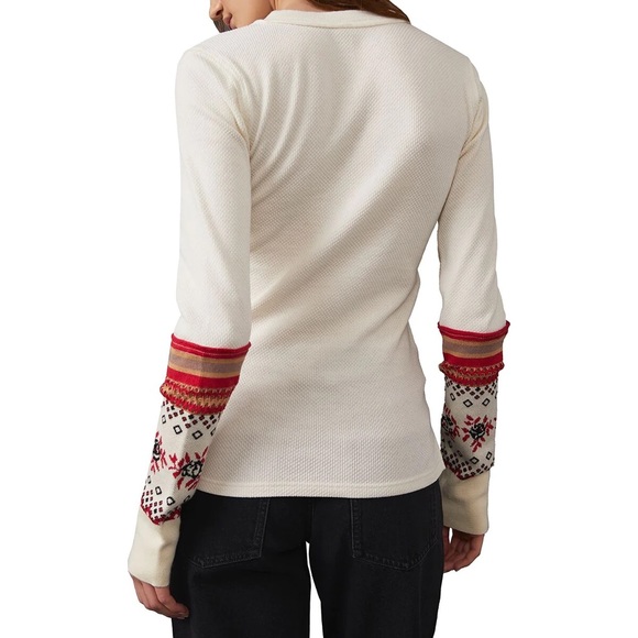 NWT Free People Mikah Layering Cuff Thermal - Picture 7 of 15